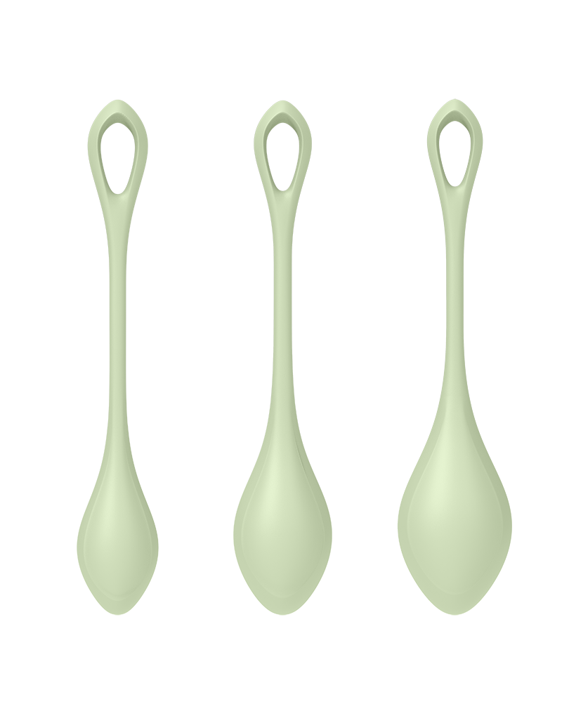 Satisfyer - Yoni Power 2 - Kegel Balletjes Set - Groen