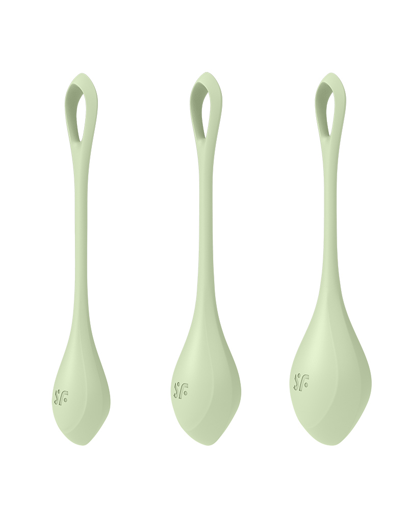 Satisfyer - Yoni Power 2 - Kegel Balletjes Set - Groen