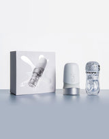 Sauce - Extra Sauce - Elektronische Masturbator met Witte Sauce Sleeve - Wit