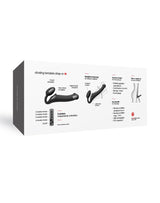 Strap-On-Me - Buigbare Strap-On Vibrator met Afstandsbediening Maat M