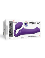 Strap-On-Me - Buigbare Strap-On Vibrator met Afstandsbediening Maat L