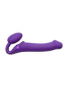 Strap-On-Me - Buigbare Strap-On Vibrator met Afstandsbediening Maat L