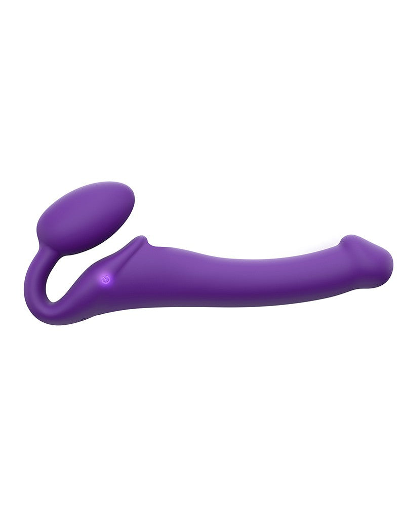Strap-On-Me - Buigbare Strap-On Vibrator met Afstandsbediening Maat M