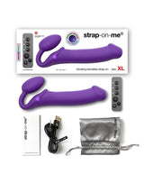 Strap-On-Me - Buigbare Strap-On Vibrator met Afstandsbediening Maat