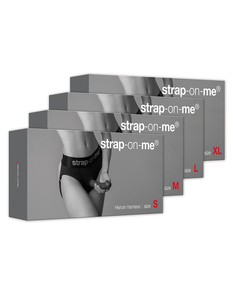 Strap-On-Me - Harnas Heroine - Strap-On Harnas - Zwart