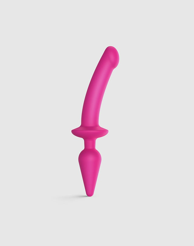 Strap-On-Me - Semi-Realistische Switch Plug-In - 2-in-1 Dildo & Butt Plug Maat L