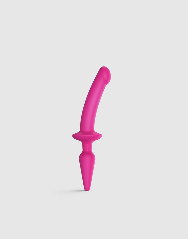 Strap-On-Me - Semi-Realistische Switch Plug-In - 2-in-1 Dildo & Butt Plug Maat S