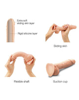 Strap-On-Me - Sliding Skin Realistische Dildo Maat M