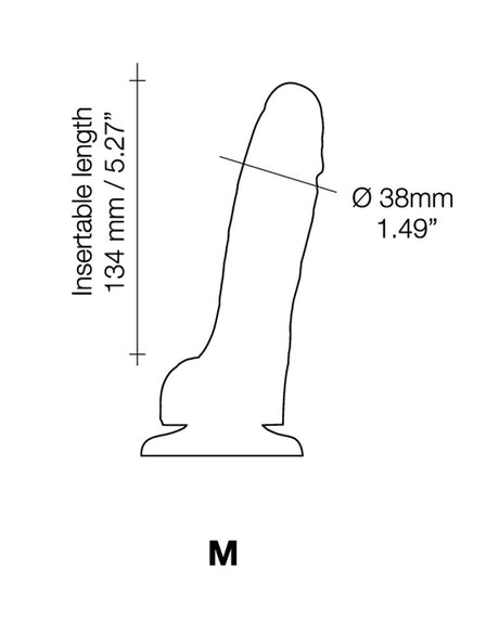 Strap-On-Me - Sliding Skin Realistische Dildo Maat M