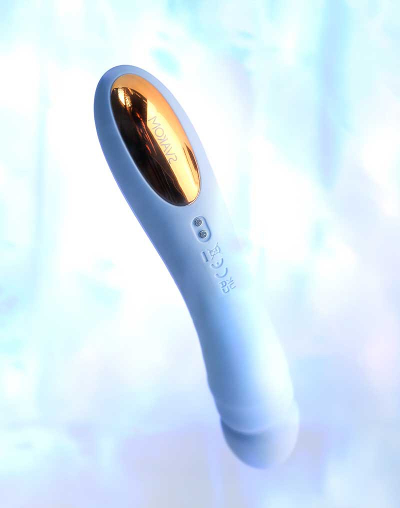 SVAKOM - Ava Neo - Thrusting Vibrator - Blauw