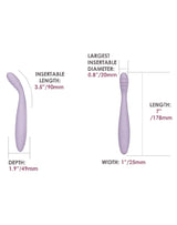 SVAKOM - Cici 2 - Vibrator met App-bediening - Lilac