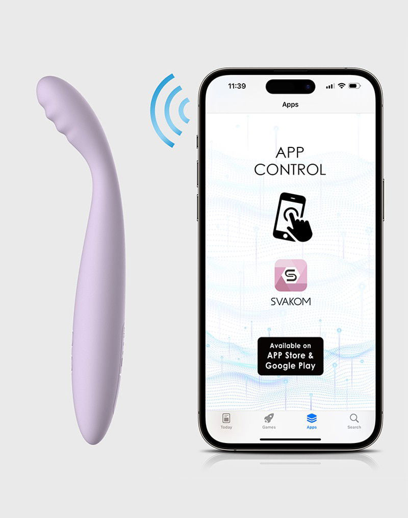 SVAKOM - Cici 2 - Vibrator met App-bediening - Lilac