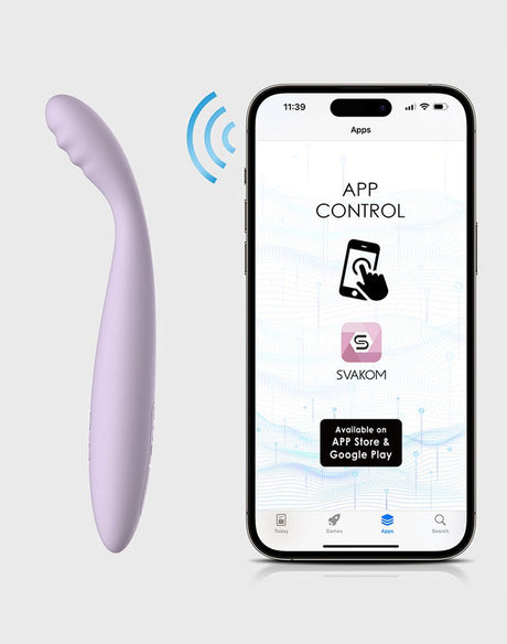 SVAKOM - Cici 2 - Vibrator met App-bediening - Lilac