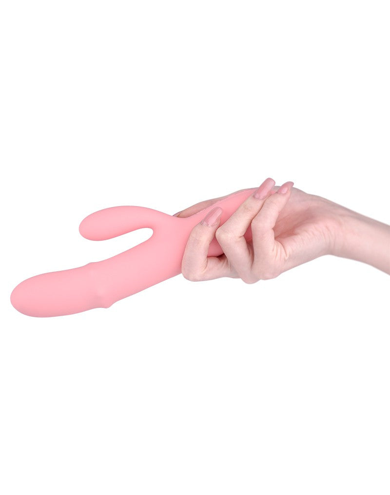SVAKOM - Mora Neo - Interactieve Rabbit Vibrator met stimulerende kralen - Roze
