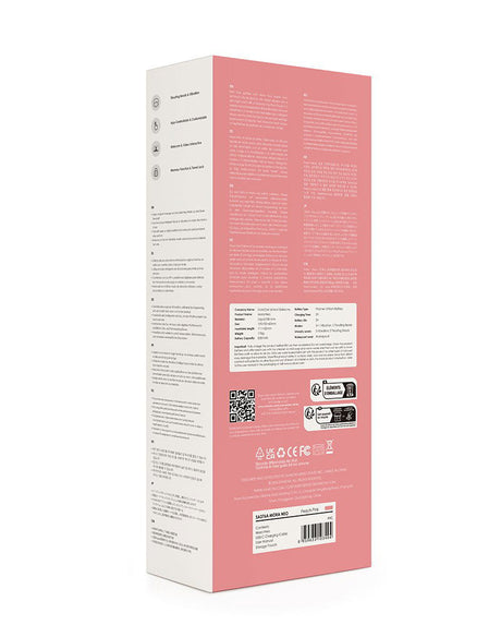 SVAKOM - Mora Neo - Interactieve Rabbit Vibrator met stimulerende kralen - Roze