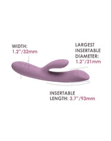 SVAKOM - Trysta Neo - Interactive Rabbit Vibrator with G-Spot Ball - Pink