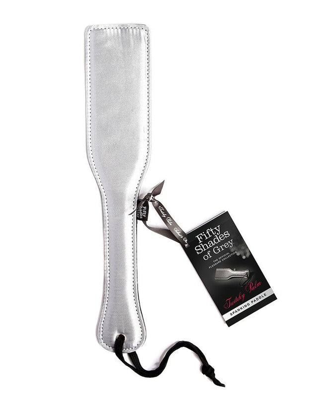 Twitchy Palm - FSoG Satin Spanking Paddle