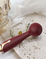 Viotec - Firelick - Mini Wand Vibrator - Goud & Wijnrood