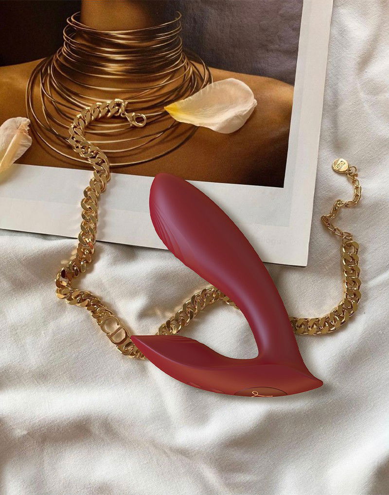 Viotec - Loyte - Prostaat Vibrator met Appbediening - Wijnrood