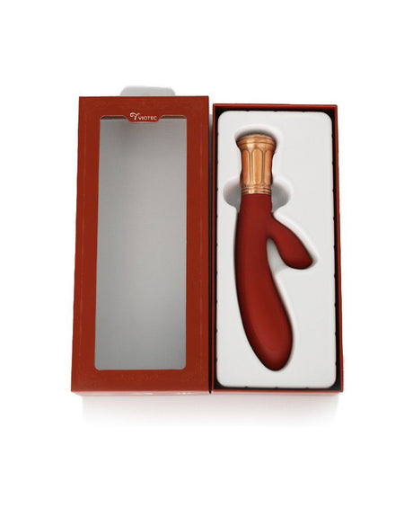 Viotec - Mina - Rabbit Vibrator - Goud & Wijnrood