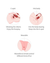 Viotec - Oliver Pro - Draagbare Vibrator met Appbediening - Goud & Wijnrood