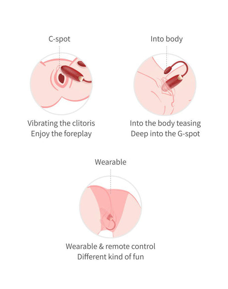 Viotec - Oliver Pro - Draagbare Vibrator met Appbediening - Goud & Wijnrood