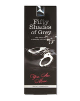 You are Mine - FSoG Metal Handcuffs