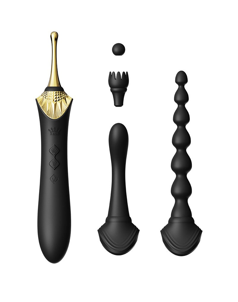 ZALO - Bess 2 - Verwarmende Clitoris Massager met 4 opzetstukken