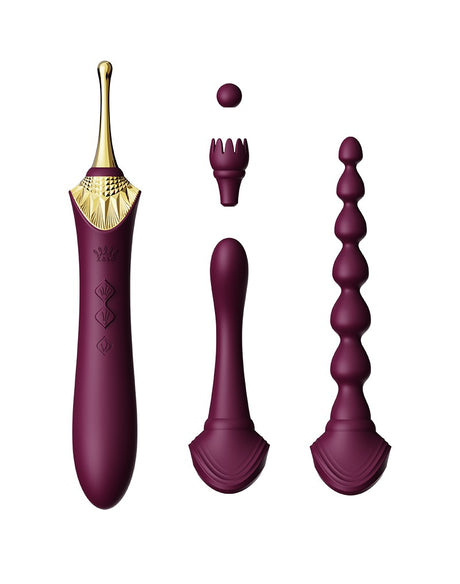 ZALO - Bess 2 - Verwarmende Clitoris Massager met 4 opzetstukken