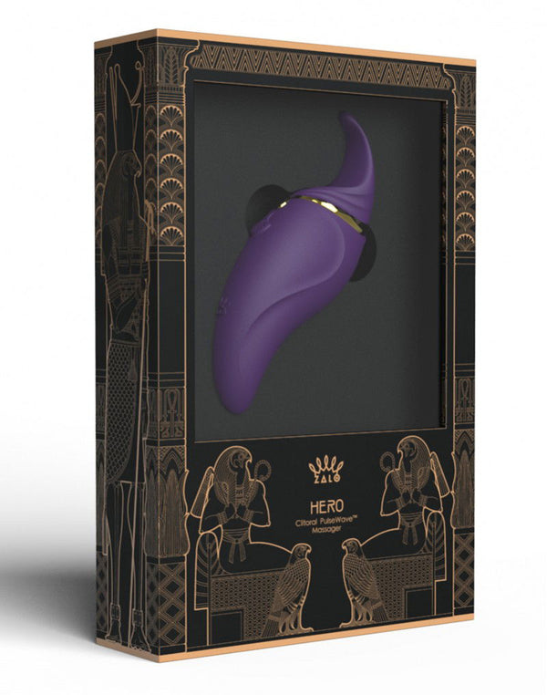 ZALO Hero Twilight Purple - Clitoral PulseWave Massager